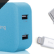 Image for article titled Buy a Dual USB Charger For $10, Get a Free Lightning Cable